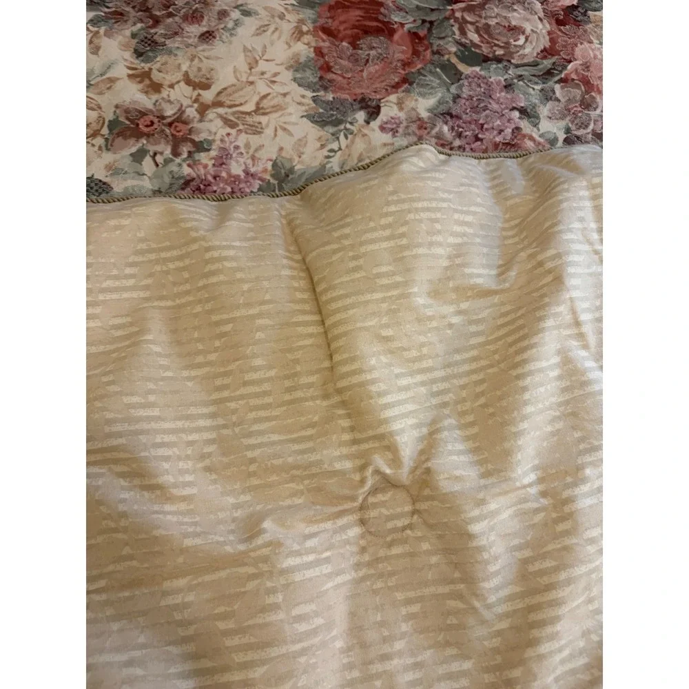 Vintage Croscill Cotswold Twin Comforter Bedskirt Sham 3 Pc Set USA